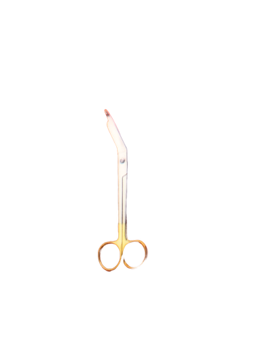 [SCR#201] Nursing Lister Bandage Gauze Scissors Stainless Steel 